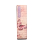 Paper Bookmarks, Vintage Style Bookmarks for Booklover, Rectangle with Buttefly/Plants Pattern