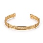 Long-Lasting Plated Brass Cuff Bangles