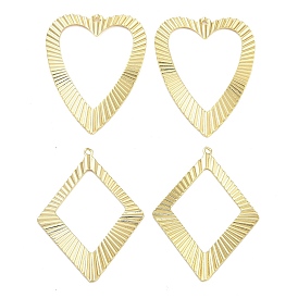 Латунные подвески, реальный 18 k позолоченный