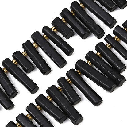 Бусы из натурального шунгита, колонка