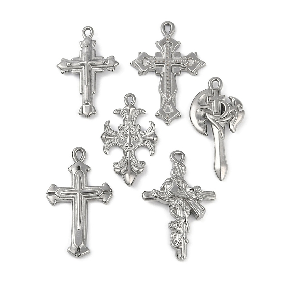 304 подвески из нержавеющей стали, крест очарование