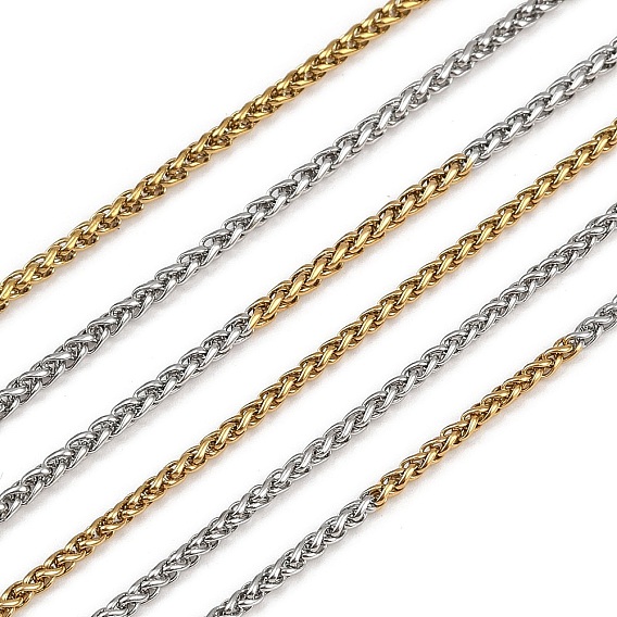 304 из нержавеющей стали цепи пшеницы, несварные, ионное покрытие (ip), с катушкой