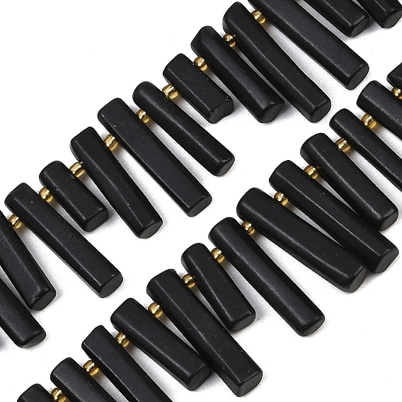 Бусы из натурального шунгита, колонка