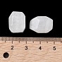 Natural Quartz Crystal Beads, Faceted, Polygon, Rock Crystal Beads