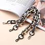 Bag Handles, with CCB Plastic Linking Rings and Alloy Swivel Clasps, for Bag Straps Replacement Accessories