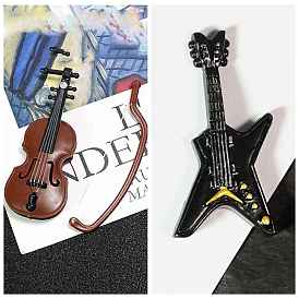 Mini Resin Musical Instruments Model, Miniature Dollhouse Decorations Accessories