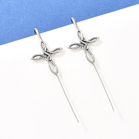 Узел викингов 316 серьги-крючки из нержавеющей стали, серьги-манжеты