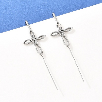 Узел викингов 316 серьги-крючки из нержавеющей стали, серьги-манжеты