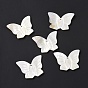 Natural Freshwater Shell Pendants, Butterfly Charm