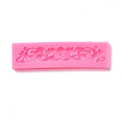 Moldes de fondant de vid en relieve retro, Moldes de silicona de calidad alimentaria para decoración de bordes de pasteles, para chocolate, caramelo, Fabricación artesanal de resina uv y resina epoxi.