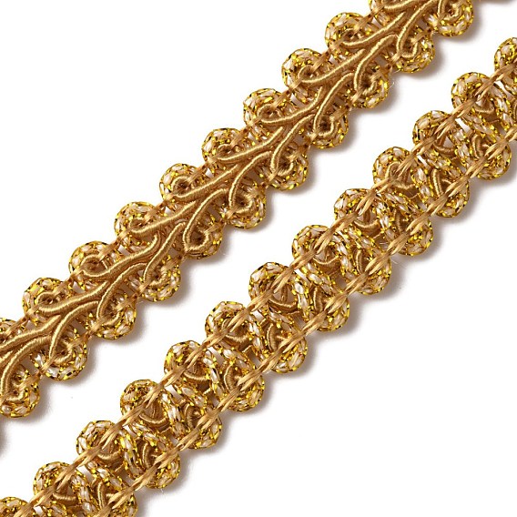 Sparkle Braided Polyester Lace Trim, Garment Accessories