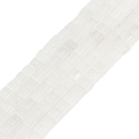 Природных кристаллов кварца нитей бисера, кубические бусины из горного хрусталя