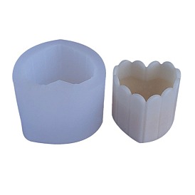 3D Heart DIY Food Grade Silicone Candle Molds, Aromatherapy Candle Moulds, Scented Candle Making Molds