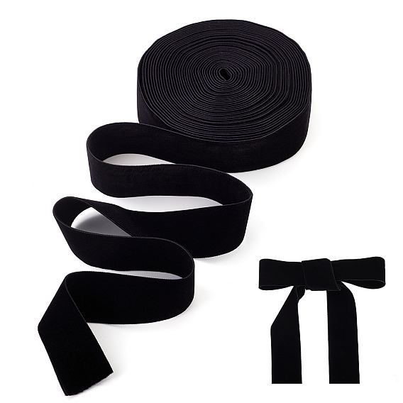 10 ярдов двухсторонней бархатной нейлоновой ленты, аксессуары для одежды