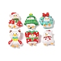 Christmas Opaque Resin Decoden Cabochons, Duck Mixed Shapes