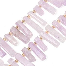 Природный аметист нитей бисера, колонка