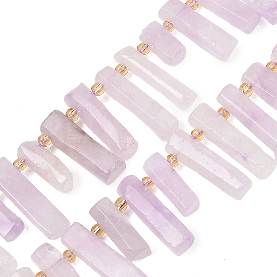 Природный аметист нитей бисера, колонка