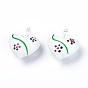 Handmade Lampwork Pendants, Heart