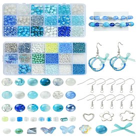 DIY-Sets zum Herstellen von Ohrringen aus Glasperlen