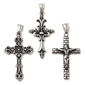 304 подвески из нержавеющей стали, крест очарование