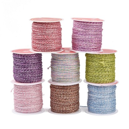 8-слойная металлизированная нить, для вышивки и изготовления украшений