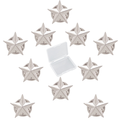 Broche de latón, estrella