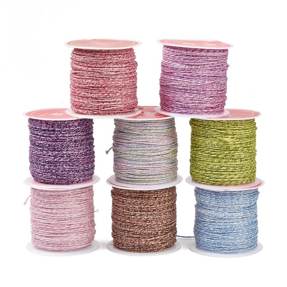 8-слойная металлизированная нить, для вышивки и изготовления украшений