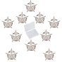 Broche de latón, estrella