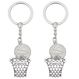 2шт. брелоки-подвески из баскетбольного сплава