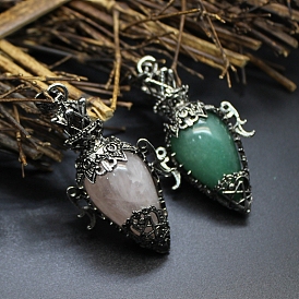 Gemstone Pendants, Teardrop