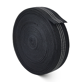 25м плоский полипропиленовый шнур/лента в полоску, швейные принадлежности для одежды