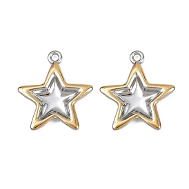 304 подвески из нержавеющей стали, ионное покрытие (ip), звезды прелести