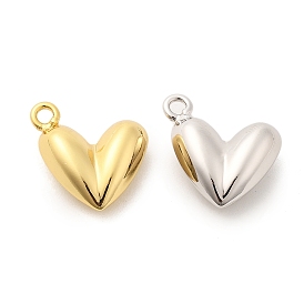 Подвески сердце латуни, стойки покрытие, без свинца и без кадмия, долговечный