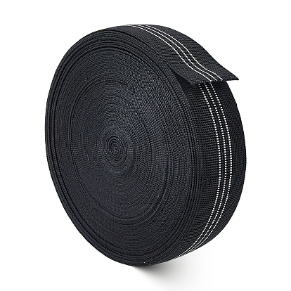 25м плоский полипропиленовый шнур/лента в полоску, швейные принадлежности для одежды