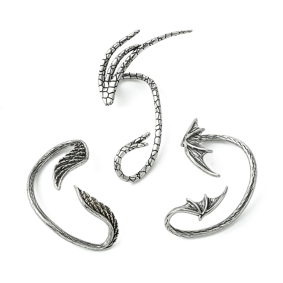 316 хирургические серьги-манжеты из нержавеющей стали., крыло