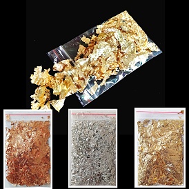 Foil Chip Flake, for Resin Craft, Nail Art, Painting, Gilding Decoration Accessories
