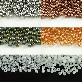 Czech Glass Beads, Round