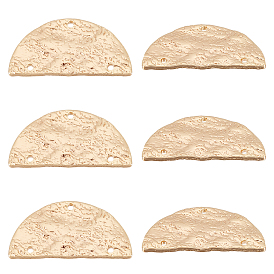 20 Звенья компонентов латунной люстры, без никеля , половину плоской круглой, неровный