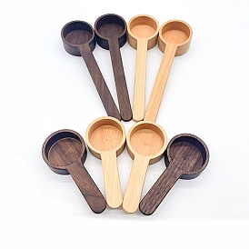Wooden Measuring Coffee Spoon, for Coffee Beans, Ground Beans, Protein Powder, Spices, Tea