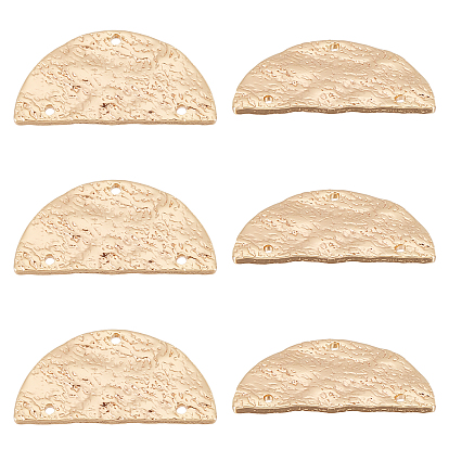 20 Звенья компонентов латунной люстры, без никеля , половину плоской круглой, неровный