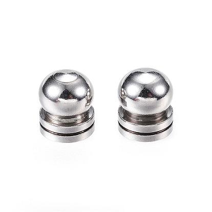 304 embouts cordon d'acier inoxydable, embouts