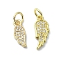 Латунные микропаве прозрачные кубические циркониевые подвески, без кадмия, без никеля и без свинца, с целью перехода в кольце, очарование крыла