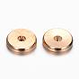 Brass Spacer Beads, Flat Round