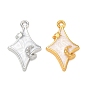 Pendentifs en émail , breloques étoile et lune