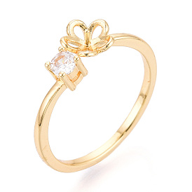 Закрепка для колец-штифтов из цветочной латуни с микропаве из кубического циркония, регулируемые настройки колец для полупросверленных бусин, без кадмия, без никеля и без свинца