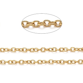 304 кабельные цепи из нержавеющей стали, пайки, с катушкой, овальные