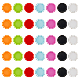 35шт 7 цвета АБС-пластиковые переплетные диски, для блокнота на диске, плоско-круглые