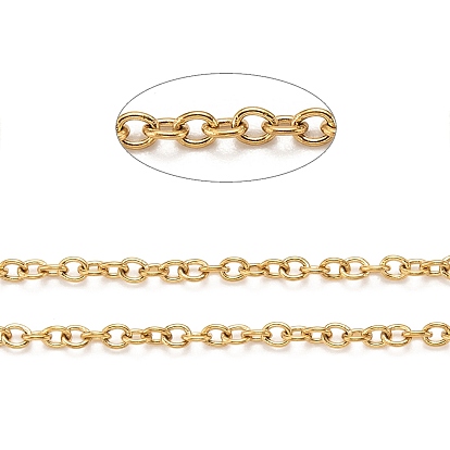 304 кабельные цепи из нержавеющей стали, пайки, с катушкой, овальные