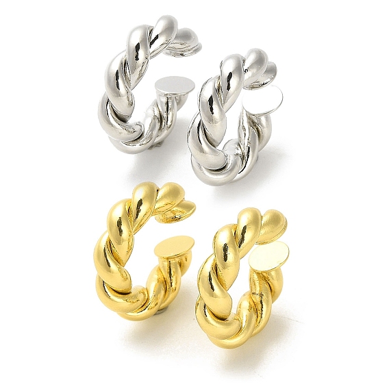 Латунь манжеты серьги, долговечный, без свинца и без кадмия