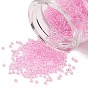 MIYUKI Round Rocailles Beads, Japanese Seed Beads, 11/0, Transparent Inside Colours Rainbow